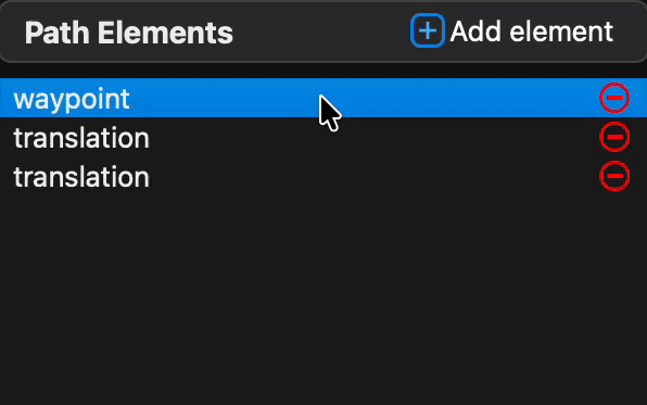 Reorder Elements
