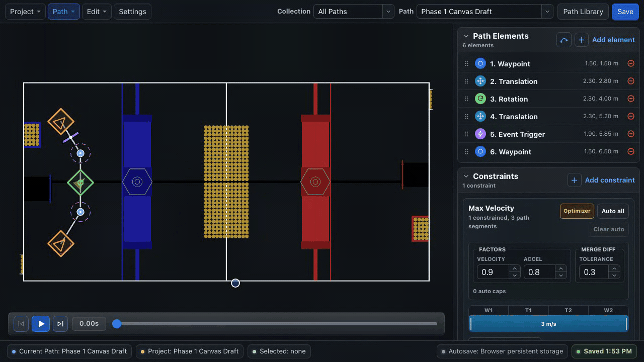 Drawing a curve on the 2026 field and converting it into editable BLine elements